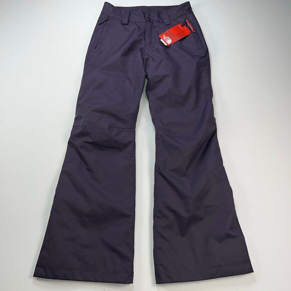 The North Face Dryvent Sally Snow Ski Pant Eggplant Purple NEW Size XS - Picture 2 of 16